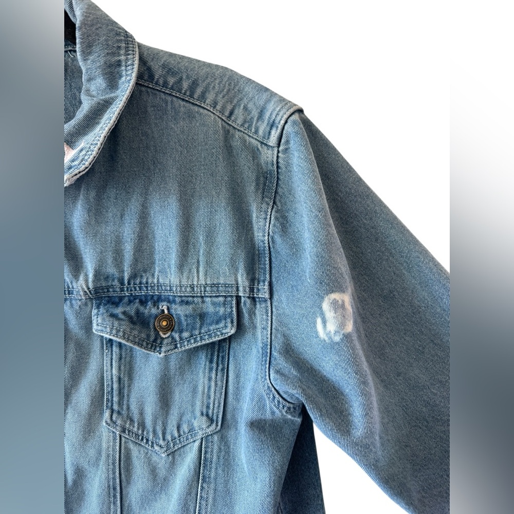 Vintage 90’s  Disney Royalty Denim Jacket with Princess Design size XL - Picture 11 of 15